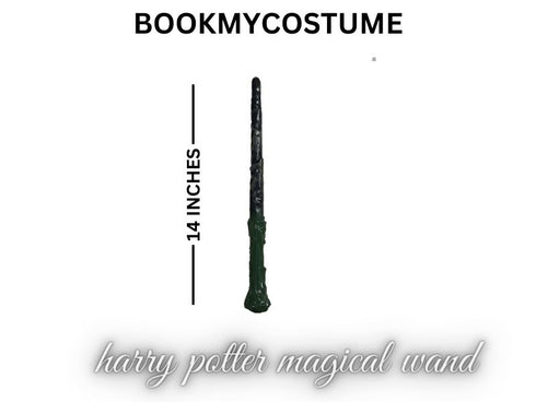 Hary Film Magical Elder Wand for Kids – 14 Inch Wizard Wand with Blue Light & Sound | Fancy Dress Accessory Toy for Boys & Girls | Role Play, Cosplay, Party Prop