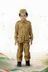 Subhash Chandra Bose Freedom Fighter Kids Fancy Dress Costume - Khaki