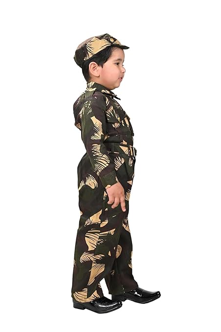 BookMyCostume Indian Para Military Special Forces Commandos Profession Fancy Dress Costume