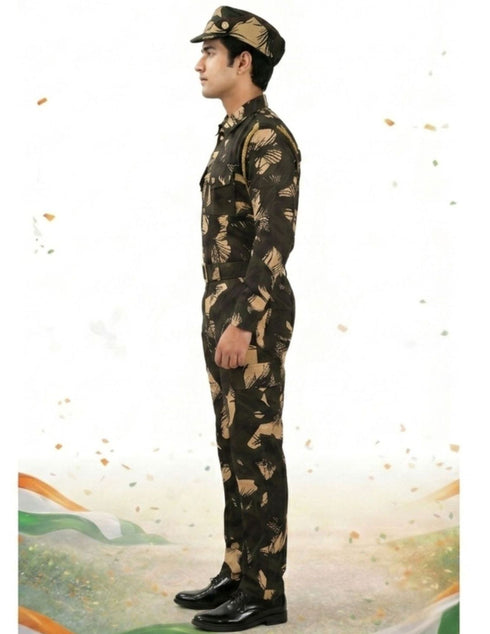 Indian Para Military Special Forces Commandos Profession Fancy Dress Costume