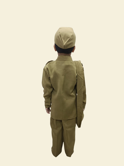 BookMyCostume Indian Postman Dakiya Community Helper Classic Kids Fancy Dress Costume