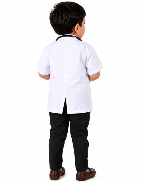 Doctor Physician White Coat with Stethoscope Medical Professional Community Helper Kids Fancy Dress Costume