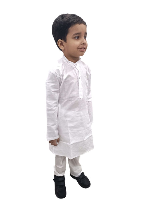 BookMyCostume White Kurta Pyjama for Boys Kids & Adult Fancy Dress Costume
