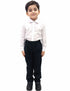Black Pant and White Shirt Combo for Boys Kids Fancy Dress Costume