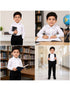 Black Pant and White Shirt Combo for Boys Kids Fancy Dress Costume