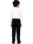 Black Pant and White Shirt Combo for Boys Kids Fancy Dress Costume