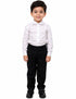 Black Pant and White Shirt Combo for Boys Kids Fancy Dress Costume