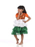 Tri Colored Frock Independence Day for Girl Kids Fancy Dress Costume