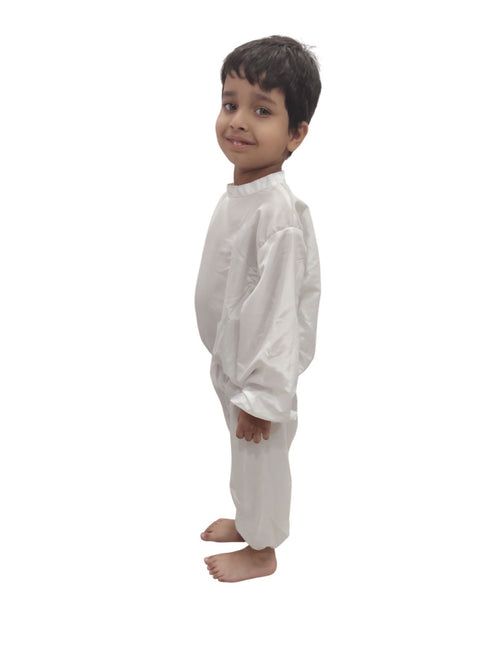 BookMyCostume White Jumpsuit Kids Fancy Dress Costume