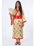 Japanese Girl Kimono with Fan International World Costume for Kids & Adults