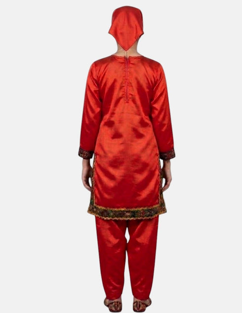 Kashmiri Indian State Fancy Dress Costume for Girls and Females