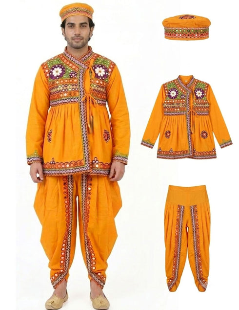 Gujarat Indian State Fancy Dress Costume for Boys and Men