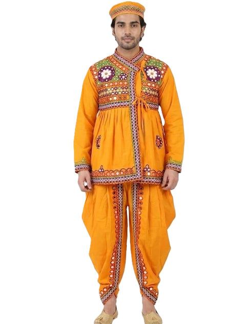 Gujarat Indian State Fancy Dress Costume for Boys and Men