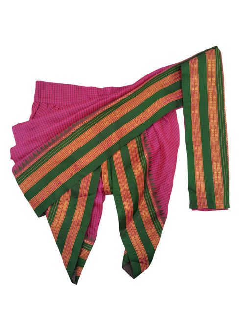 BookMyCostume Maharashtrian Marathi Kasta Saree Lavani Dance Fancy Dress Costume for Girls & Women