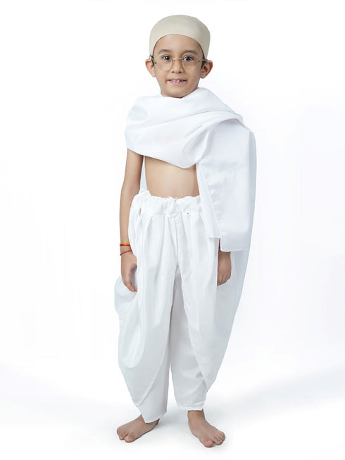 BookMyCostume Mahatma Gandhi Father of the Nation Freedom Fighter Kids Fancy Dress | Mahatma Gandhi Costume for Kids
