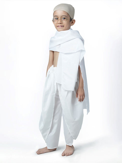 BookMyCostume Mahatma Gandhi Father of the Nation Freedom Fighter Kids Fancy Dress | Mahatma Gandhi Costume for Kids