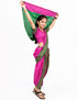 Female Fisherwoman Kastha Saree Kids Fancy Dress Costume for Girls & Women