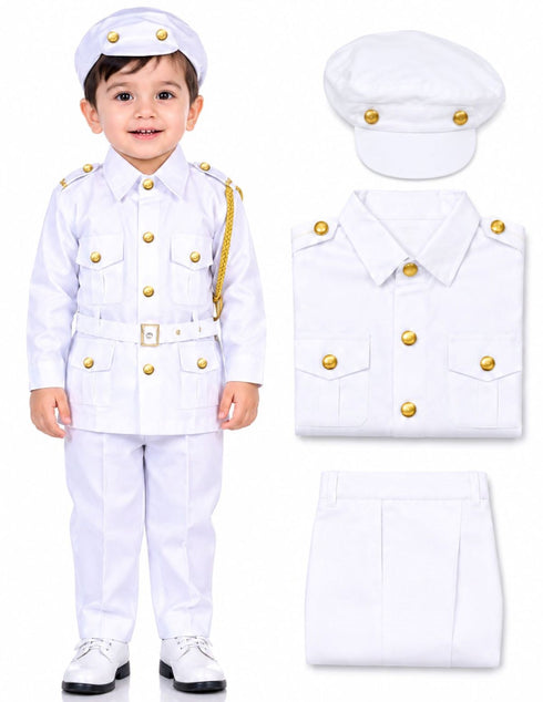 Indian Navy Professionals & Community Helpers Kids Fancy Dress Costume