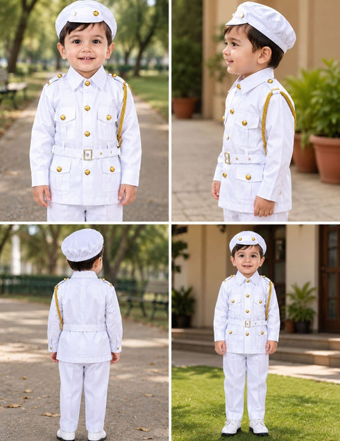 Indian Navy Professionals & Community Helpers Kids Fancy Dress Costume