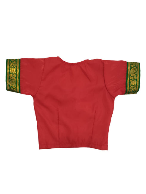 Book My Costume Teacher Red Saree Professio For Girls & Women Fancy Dress Costume