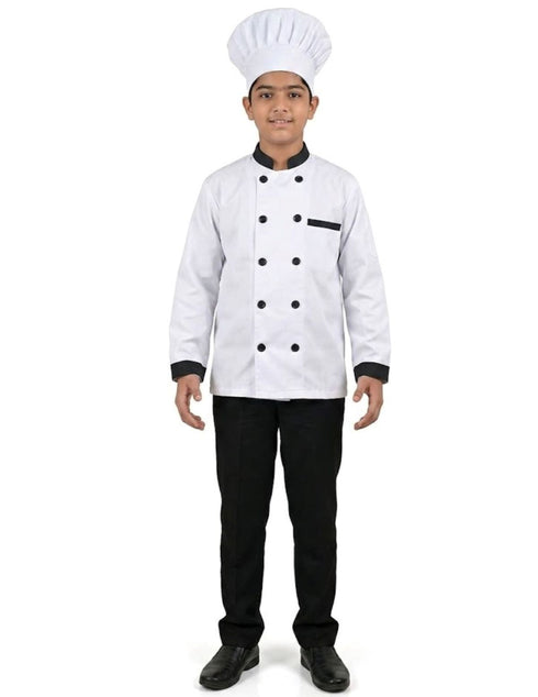 Chef Baker Professional Cook Kids Fancy Dress Costume