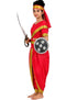 Rani Laxmi Bai Jhansi ki Rani Saree Kids Fancy Dress Costume for Girls with Accessories