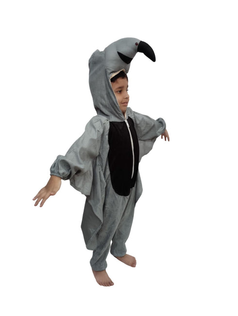 BookMyCostume Pigeon Bird Kids Fancy Dress Costume For KIds - Grey
