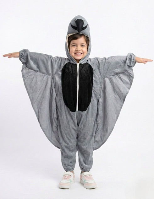 Pigeon Bird Kids Fancy Dress Costume For KIds - Grey