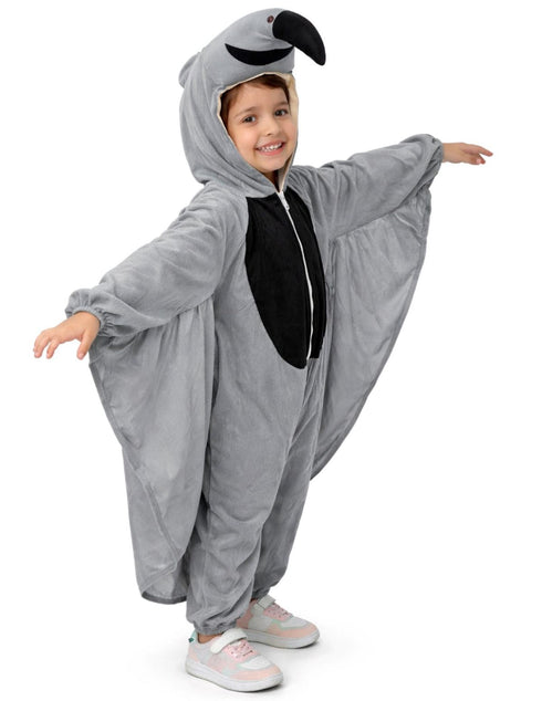 Pigeon Bird Kids Fancy Dress Costume For KIds - Grey