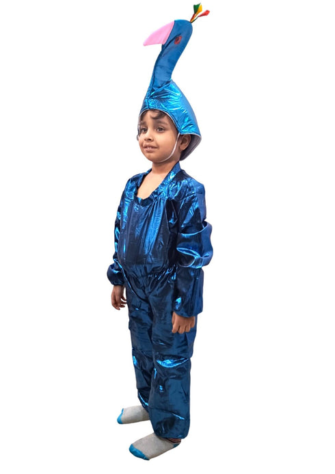 BookMyCostume Peacock Bird Kids Fancy Dress Costume