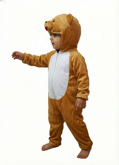 BookMyCostume Brown Honey Bear Animal Fancy Dress Costume | For Kids & Adults