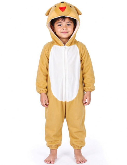 Brown Honey Bear Animal Fancy Dress Costume | For Kids & Adults
