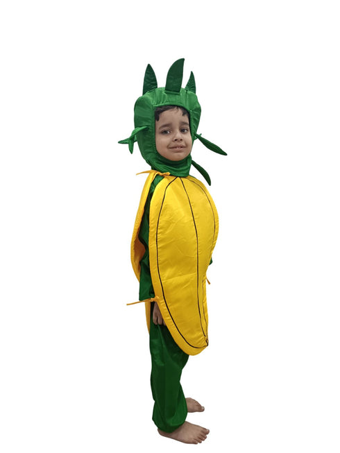 BookMyCostume Banana Fruit Kids Fancy Dress Costume