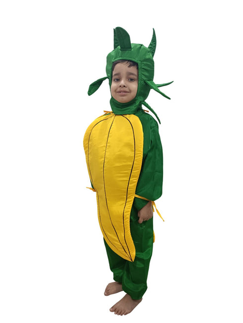 BookMyCostume Banana Fruit Kids Fancy Dress Costume
