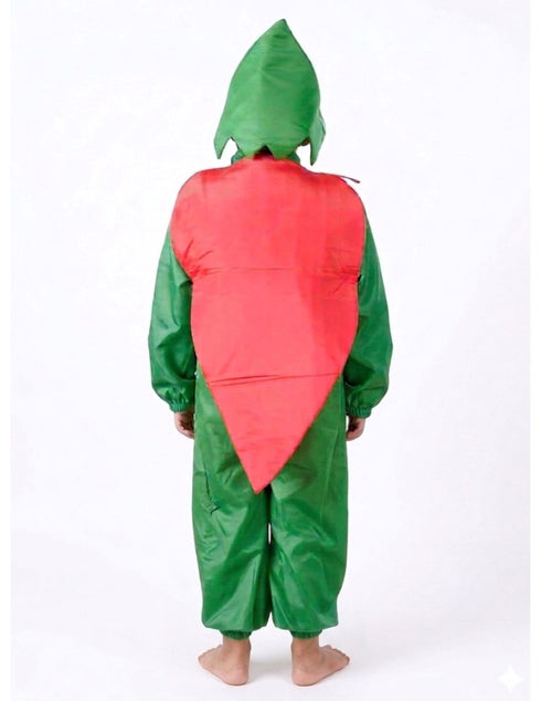 Carrot Gajar Vegetable Kids Fancy Dress Costume