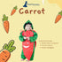 BookMyCostume Carrot Gajar Vegetable Kids Fancy Dress Costume