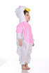 BookMyCostume Miss Stylish Duck Cartoon Kids Fancy Dress Costume | Pink & White