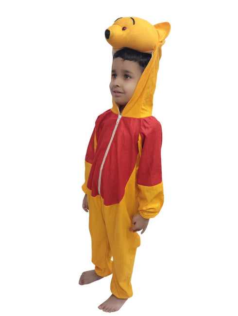 Winnie bear Yellow Honey Bear Cartoon Kids Fancy Dress Costume