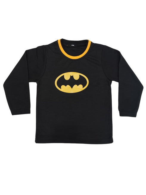Black Bat Comic Movie Superhero Kids Fancy Dress Costume - Premium