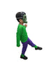 The Green Smasher Superhero Kids Fancy Dress Costume with Mask | Standard