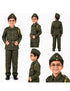 Subhash Chandra Bose Freedom Fighter Kids Fancy Dress Costume - Green