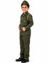 Subhash Chandra Bose Freedom Fighter Kids Fancy Dress Costume - Green