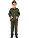 Subhash Chandra Bose Freedom Fighter Kids Fancy Dress Costume - Green