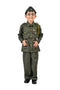 BookMyCostume Subhash Chandra Bose Freedom Fighter Kids Fancy Dress Costume - Green