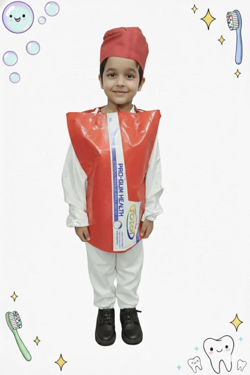 Toothpaste Kids Fancy Dress Costume
