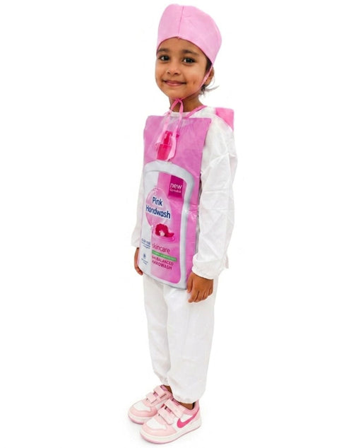 Pink Handwash Hygeine Kids Fancy Dress Costume