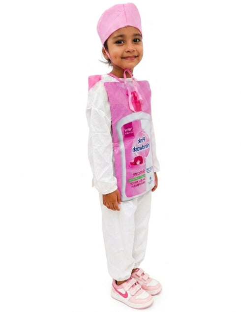 Pink Handwash Hygeine Kids Fancy Dress Costume