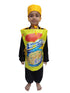 Polyester Instant Noodles Kids Fancy Dress Costume