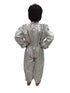 BookMyCostume Silver Jumpsuit Fancy Dress Costume