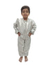 BookMyCostume Silver Jumpsuit Fancy Dress Costume